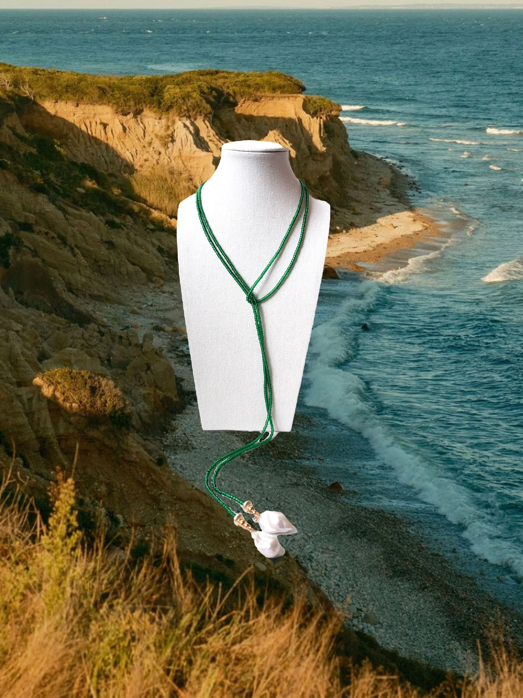 Montauk Necklace in Green
