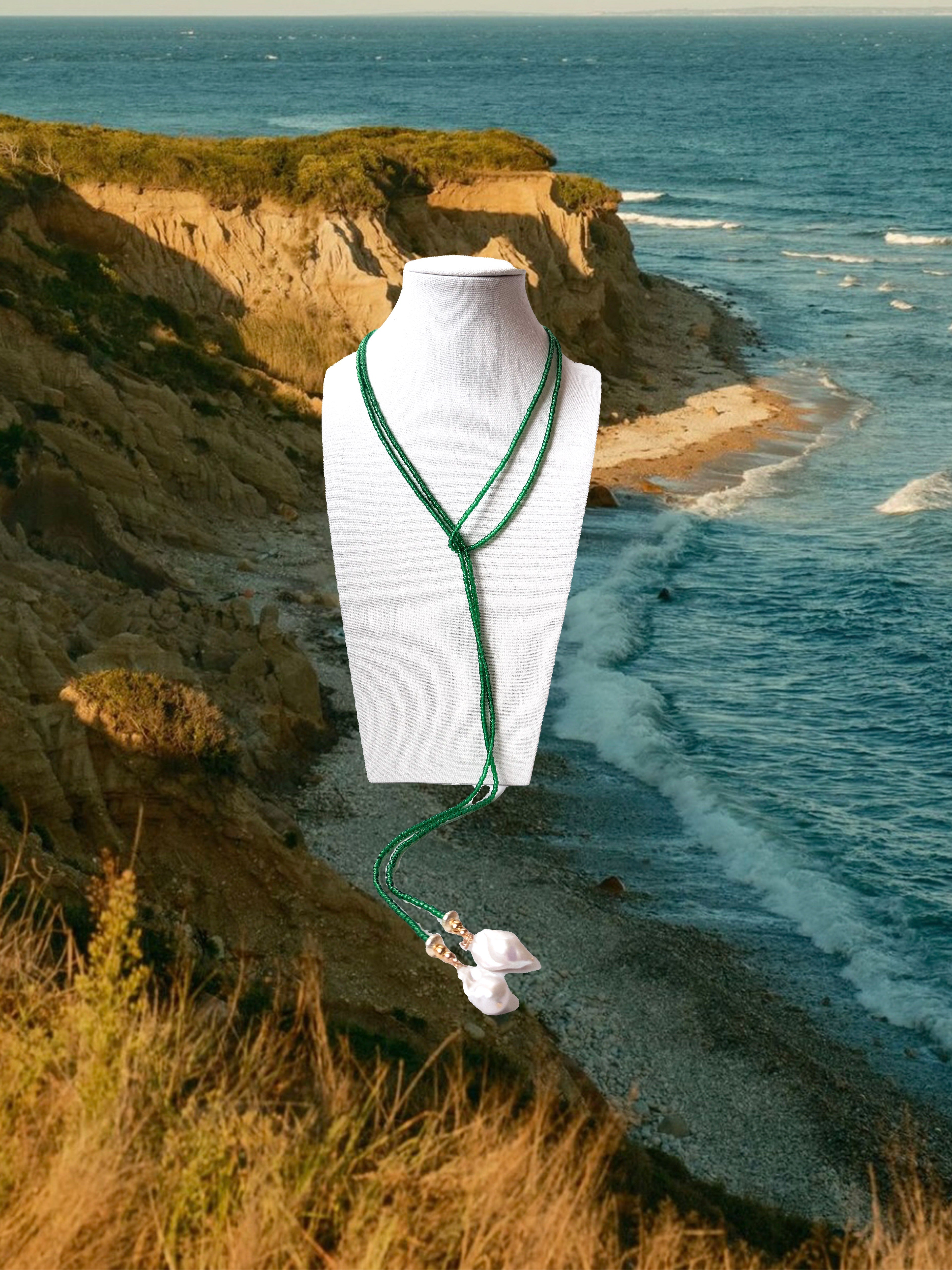 Montauk Necklace in Green