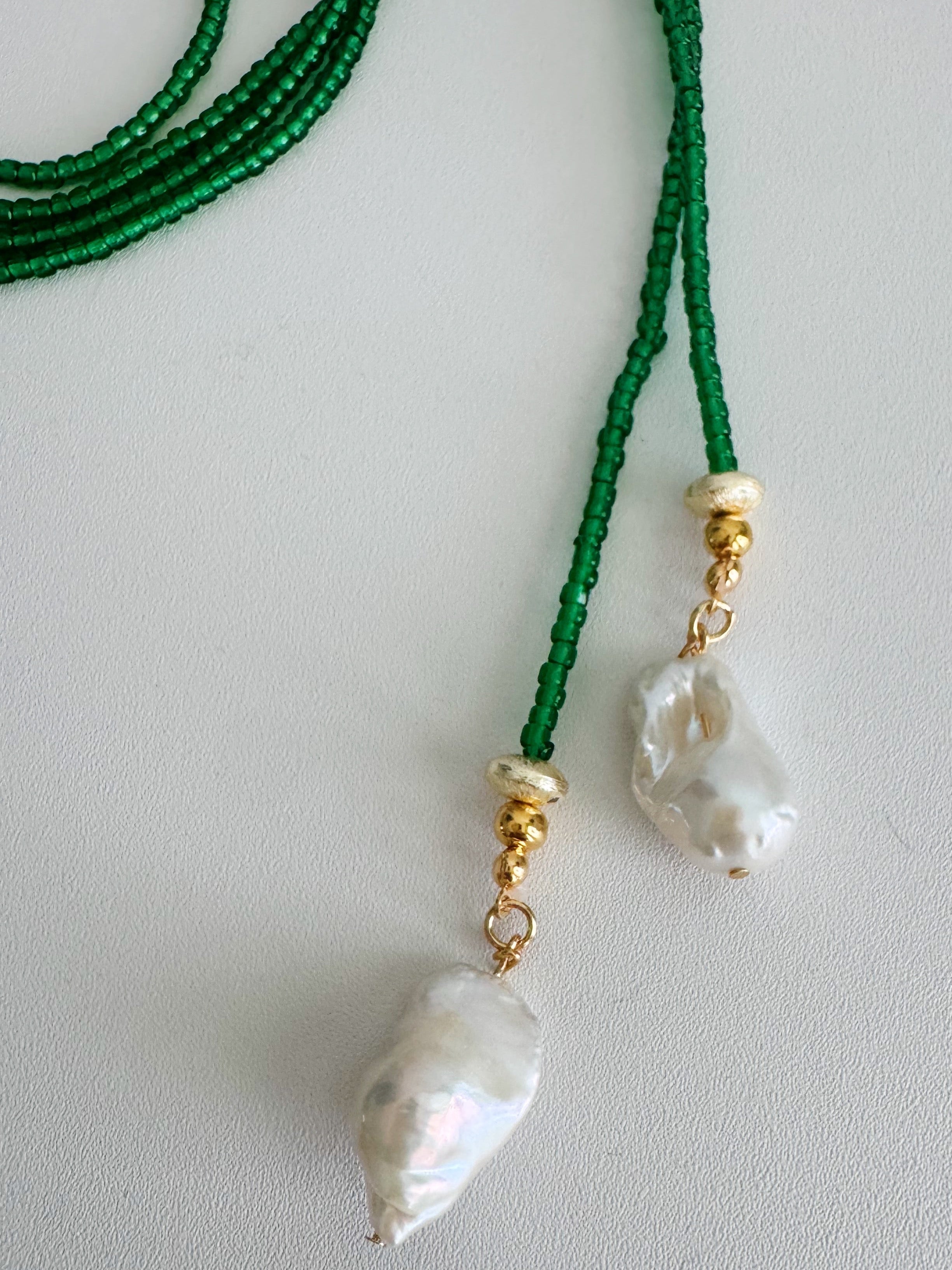 Montauk Necklace in Green